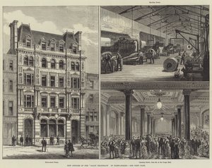 Novos escritórios do Daily Telegraph na Fleet Street de Frank Watkins